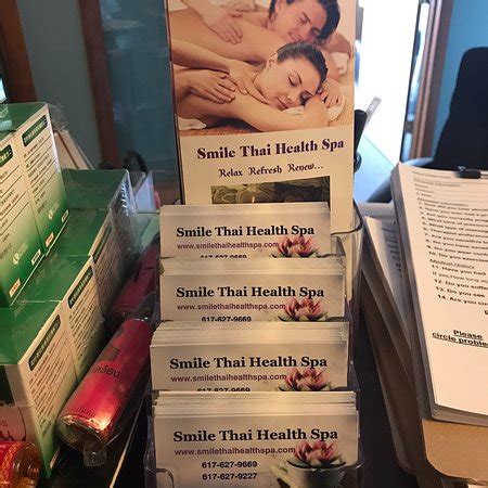 Smile Thai Health Spa 22 reviews 1 of 5 Spas & Wellness in Somerville Spas Write a review About We provide personal, friendly and courteous services. . Smile thai health spa